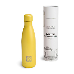 Термокружка - термос "EVERYDAY" из стали, черный