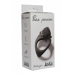 Эрекционное виброкольцо Pure Passion Midnight