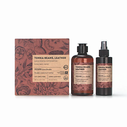 Подарочный набор без SLS Гель для душа + Спрей бобы тонка и кожа