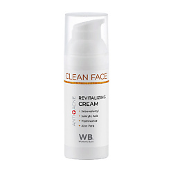 CLEAN FACE Крем восстанавливающий для лица анти-акне
