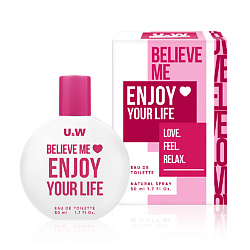 Believe me Enjoy your life туалетная вода женская духи фруктовые клубника