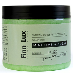 Скраб антицеллюлитный для тела "MINT-LIME+Sugar"