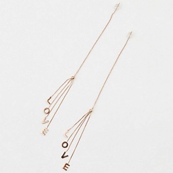 Серьги LOVE