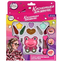 Косметика ДЛЯ ДЕВОЧЕК тени для век,  помада, блеск для губ