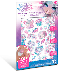 Серия Nebulia: Набор для творчества - временные татуировки для девочки (3 листа)