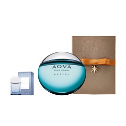 Набор: Туалетная вода Aqva Pour Homme Marine + миниатюра Man Glacial Essence