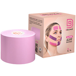 Кинезио тейп для лица Super Soft Tape для чувствительной кожи, сакура