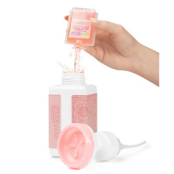 Детский дозатор + жидкое детское ЭКО мыло с ароматом малины в капсулах