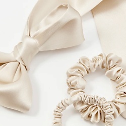 Набор из шелковой ленты, средней и узкой резинок для волос