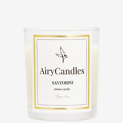 Свеча ароматическая  SANTORINI White Edition с деревянным фитилем