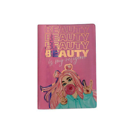 Голографичная паспортная обложка "Бьюти"