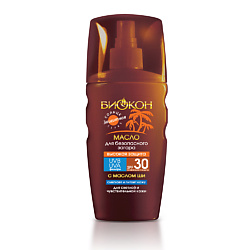 Масло для безопасного загара Высокая защита SPF -30