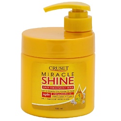Маска ботокс для волос, 5 чудо масел, супер сияние и защита воском Miracle Shine Wax