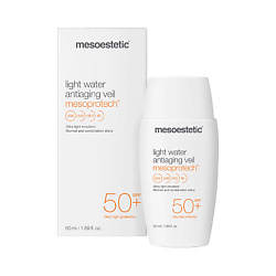 Солнцезащитная эмульсия для лица SPF 50+ /Mesoprotech light water antiaging veil