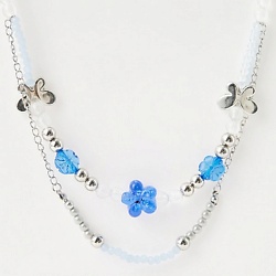 Колье DOUBLE BLUE