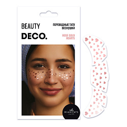 Набор переводных тату-веснушек by Miami tattoos Rose Gold Hearts