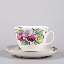 Чашка с блюдцем чайная "Любовь"