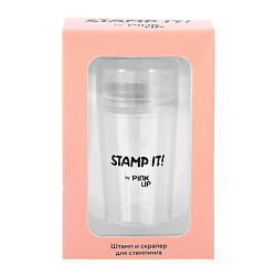 Штамп и скрапер для стемпинга STAMP IT!