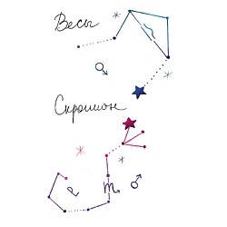 Временная переводная татуировка Tattoo PS&KG-088