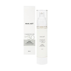 Крем для лица с защитой UVA/ UVB SPF30 с экстрактом монарды