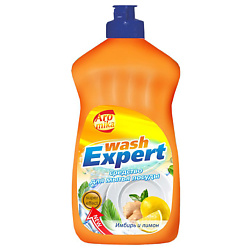 Гель для мытья посуды Wash Expert имбирь и лимон