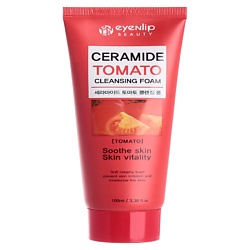 ENL FOAM Пенка для лица с томатом CERAMIDE TOMATO CLEANSING FOAM