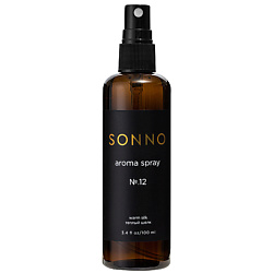 Парфюмированный спрей для одежды и дома SONNO Теплый шелк №.12