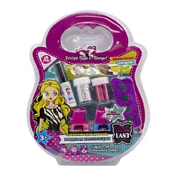 Набор детской декоративной косметики помада, лак для ногтей