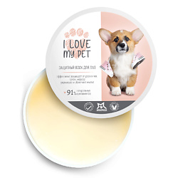 Воск для лап собак и кошек перед прогулкой защитный