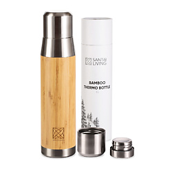 Термос - термокружка "100% BAMBOO" c заварником (530 мл.)