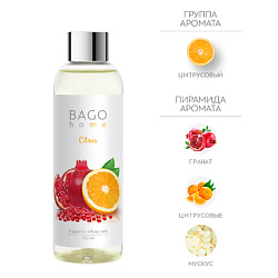 Набор наполнитель и фибровые палочки для ароматического диффузора Цитрус