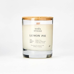 Ароматическая свеча LEMON PIE с деревянным фитилем