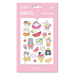 Татуировка для тела KAWAII COLLECTION by Miami tattoos переводная Hello