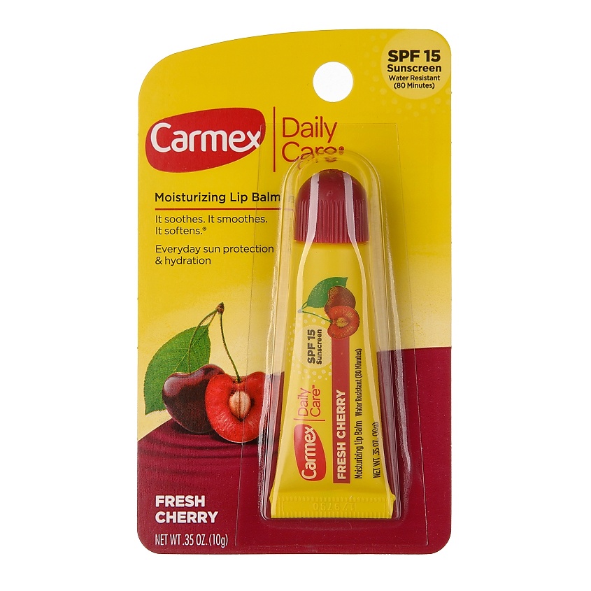 CARMEX Бальзам для губ в тубе вишня SPF 15 купить по цене 442₽ в ЛЭТУАЛЬ