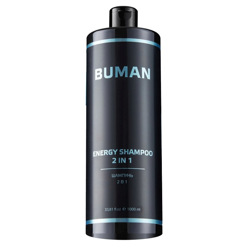 BUMAN Energy Shampoo 2 in 1 Мужской шампунь для волос и гель для душа ...