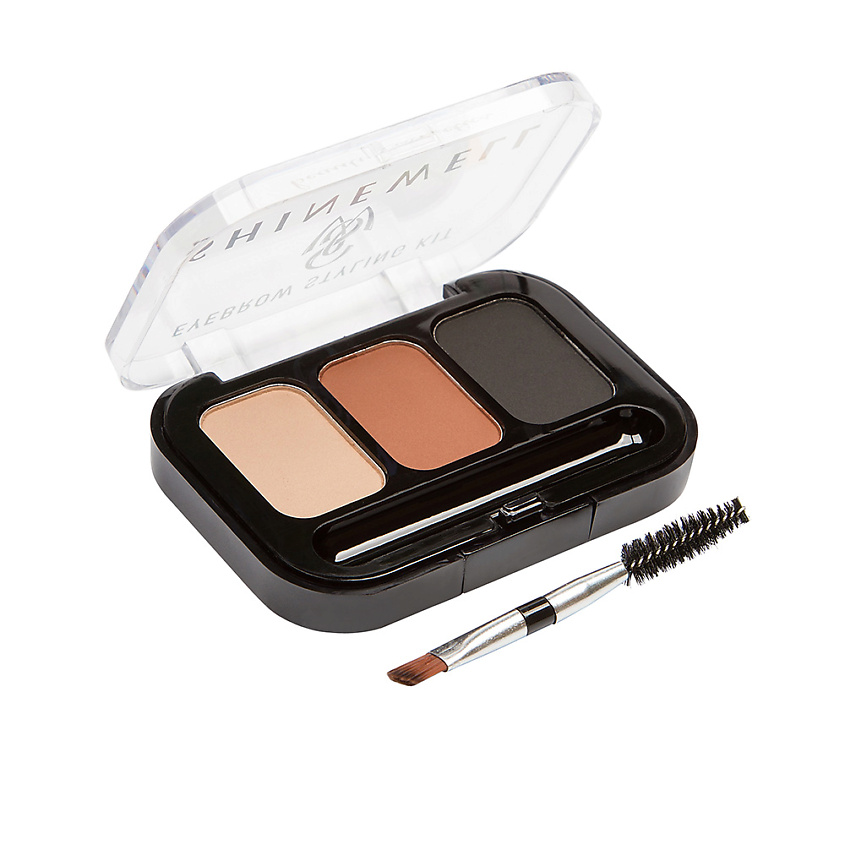 SHINEWELL Тени для бровей и век, набор для моделирования, бежевый ...