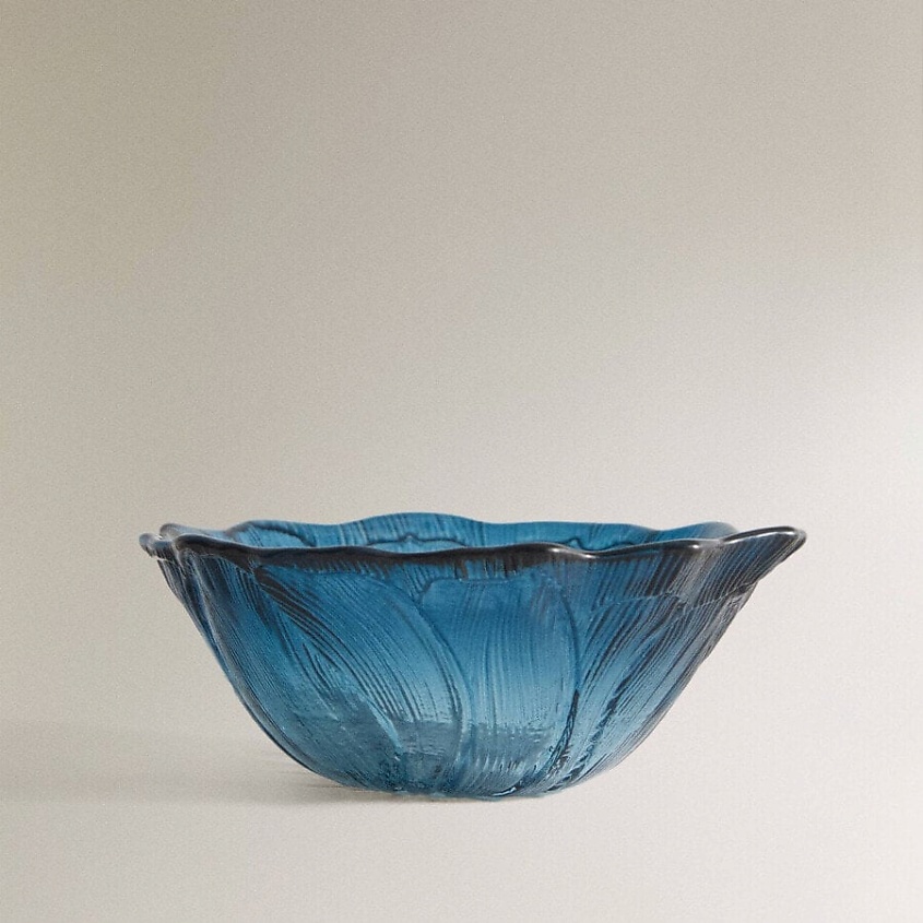ZARA HOME Цветочная стеклянная миска 13 x 5, 1 шт купить по низким ...