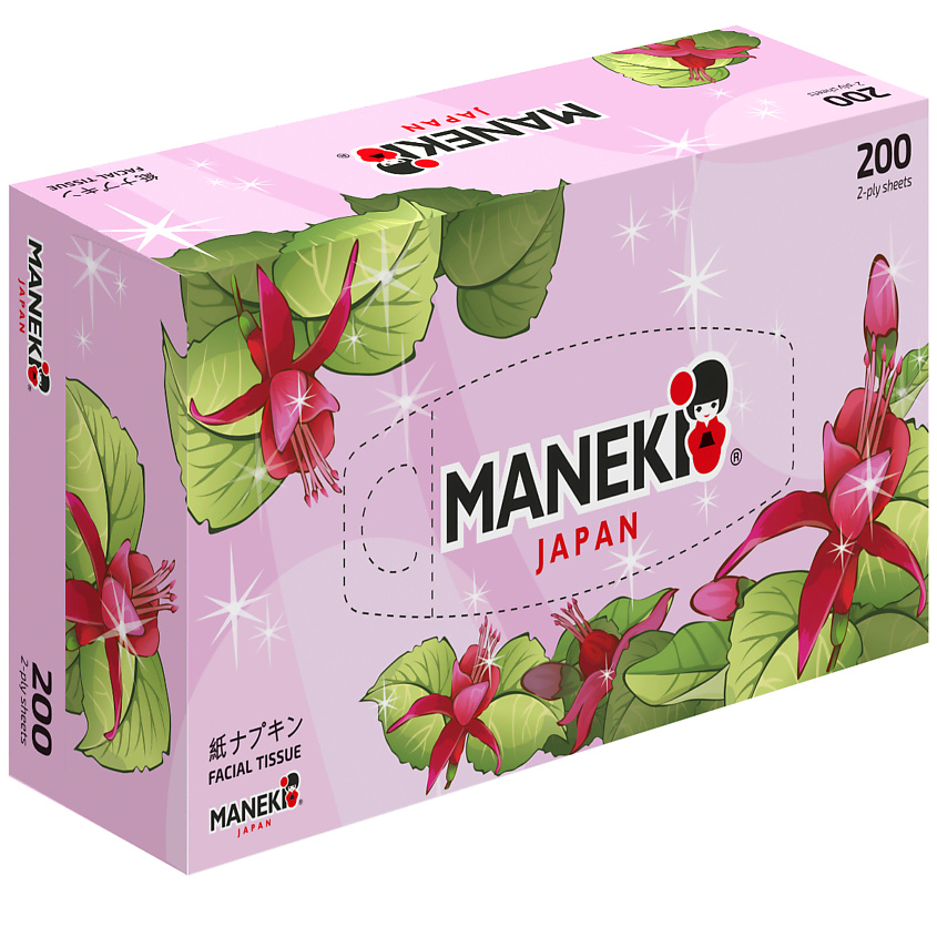 MANEKI Салфетки бумажные Dream 2 слоя купить по низким ценам в ЛЭТУАЛЬ