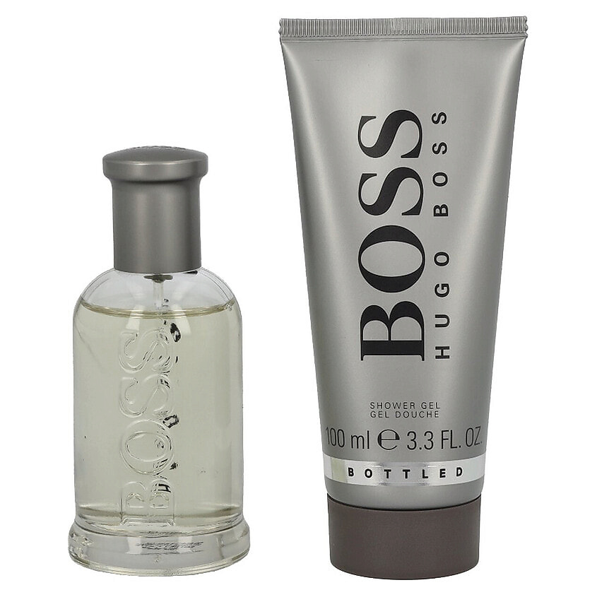 BOSS Набор Boss Bottled: Туалетная вода + Гель для душа, 50 мл + 100 мл ...