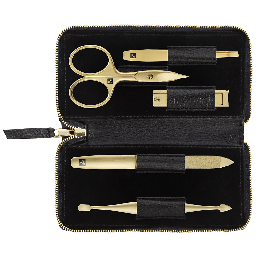 ZWILLING Маникюрный набор 5 предметов TWINOX Gold черный купить по ...