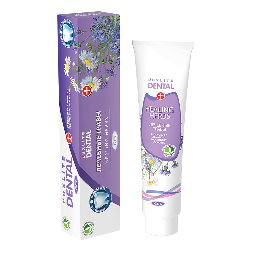 LUXLITE DENTAL Гелевая зубная паста Лечебные травы купить по низким ...