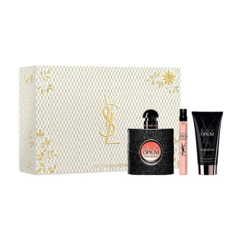 YVES SAINT LAURENT Парфюмерный набор Black Opium+лосьон для тела ...