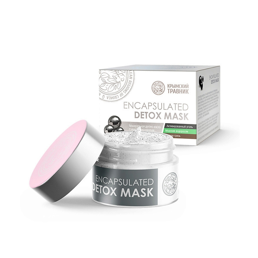 КРЫМСКИЙ ТРАВНИК ENCAPSULATED DETOX MASK Минеральная детокс-маска с ...