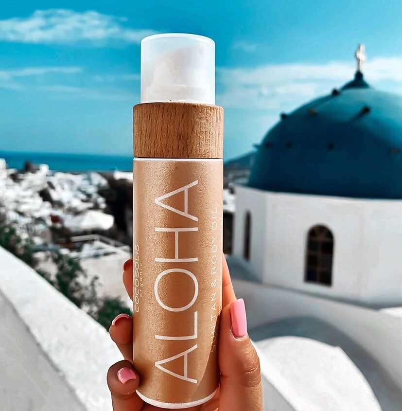 COCOSOLIS Масло для Загара с Ароматом Кокоса Aloha Suntan & Body Oil – фото 2