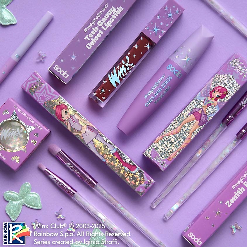 SODA Глиттер гель для лица и тела Digital Glitch #magicalpower