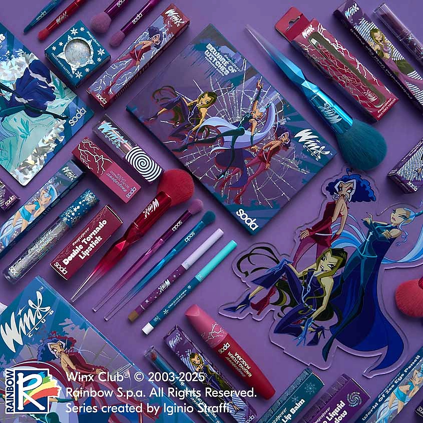 SODA Набор кистей Witch Essentials #magicalpower. Коллекция Winx