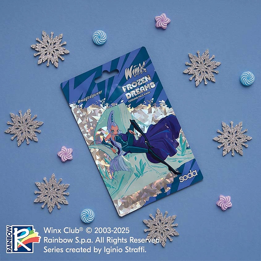 SODA Маска для лица охлаждающая Frozen Dreams #magicalpower. Коллекция Winx – фото 3