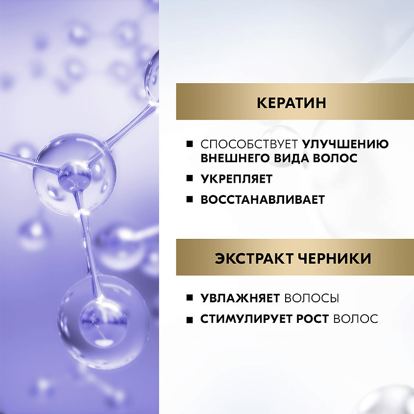 ГЛИСС КУР Фиолетовая маска для волос Совершенство блонд оттенков в тубе – фото 6