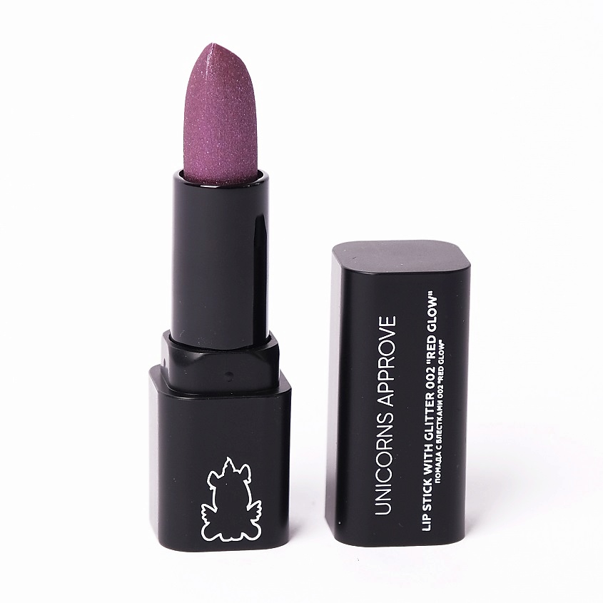 Изображение товара UNICORNS APPROVE Помада с блестками, № 002 "RED GLOW", 4 г