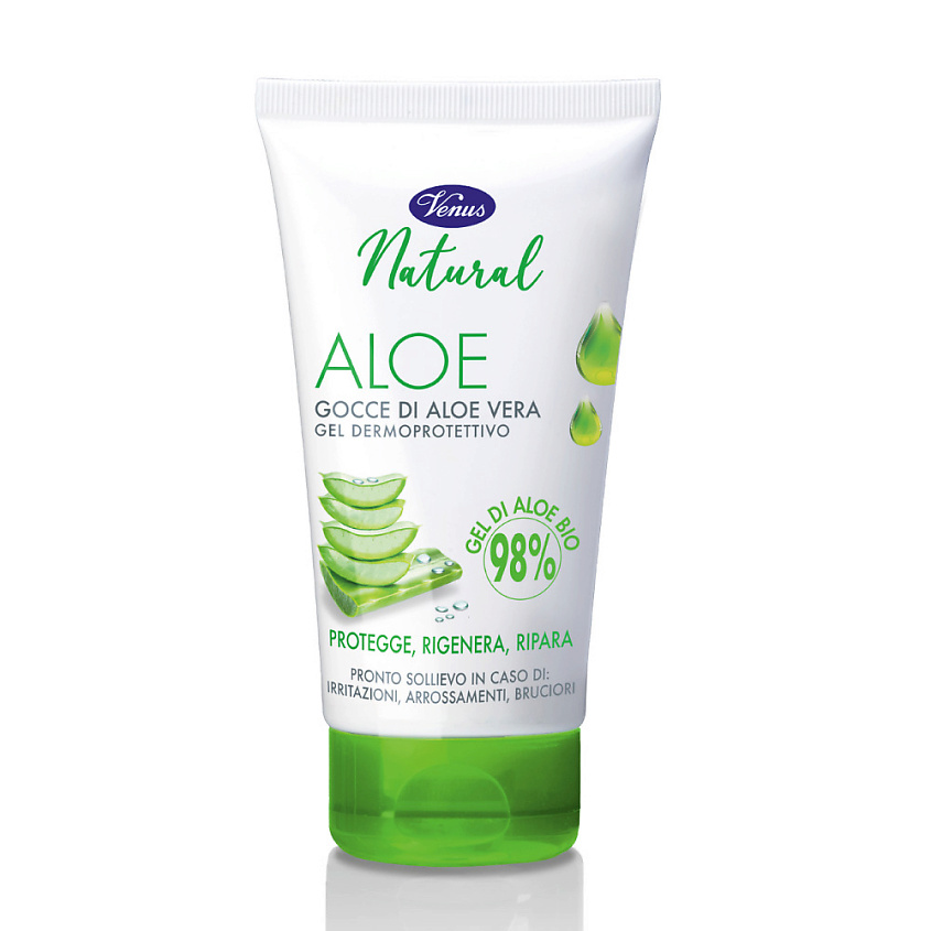 Изображение товара VENUS Гель для тела защитный с алоэ вера Natural, 150 мл